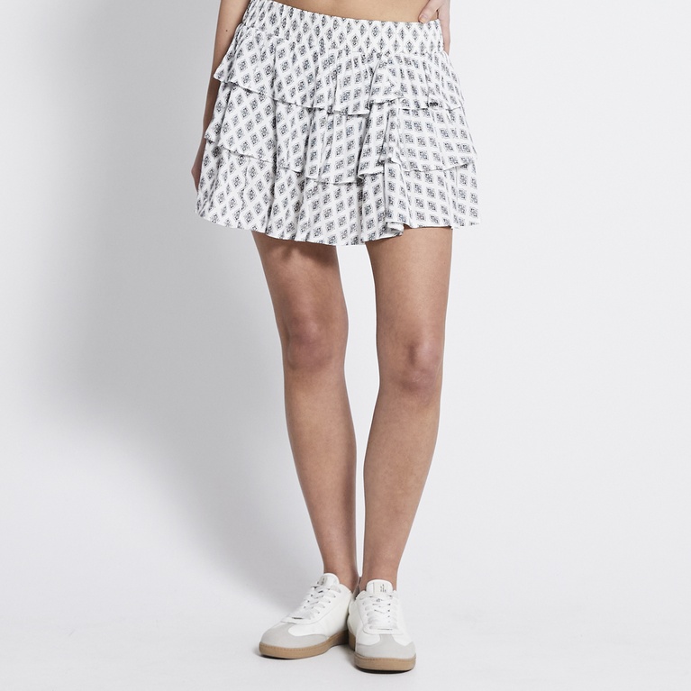Frill crepe skirt "Lana"